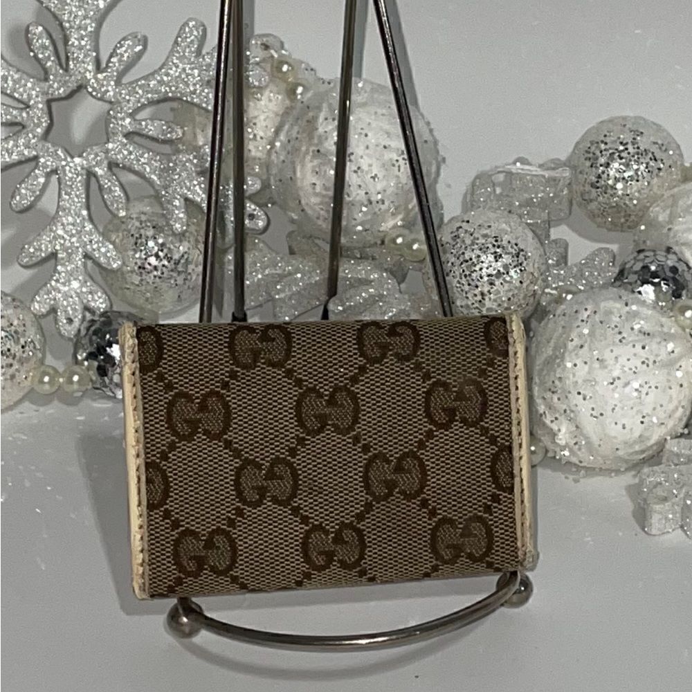 AUTHENTIC GUCCI GG LOGO 6 KEY WALLET - Picture 2 of 10